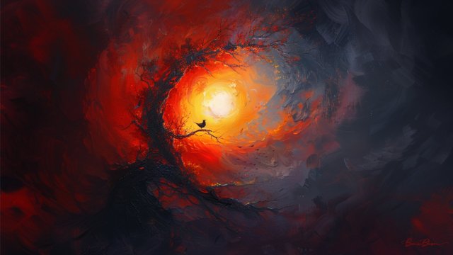 Light through Darkness by Artist Beanie Blossom